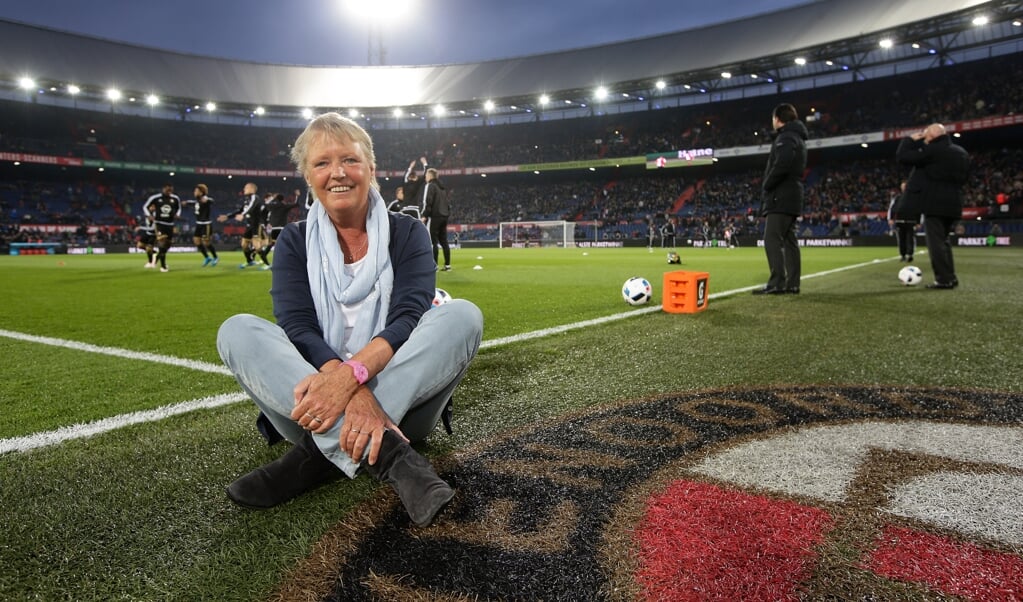 In Stadion Feijenoord, beter bekend als De Kuip, is Jeannette Floor kind aan huis.