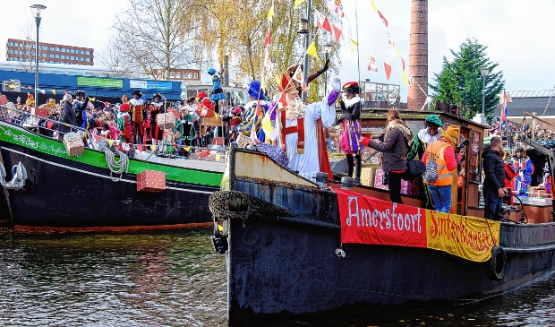 <p>De aankomst van Sinterklaas enkele jaren geleden.</p>