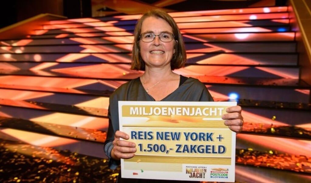 Wanda uit Zeist wint een reis naar New York tijdens tv-show Postcode Loterij Miljoenenjacht.Foto: Roy Beusker Fotografie