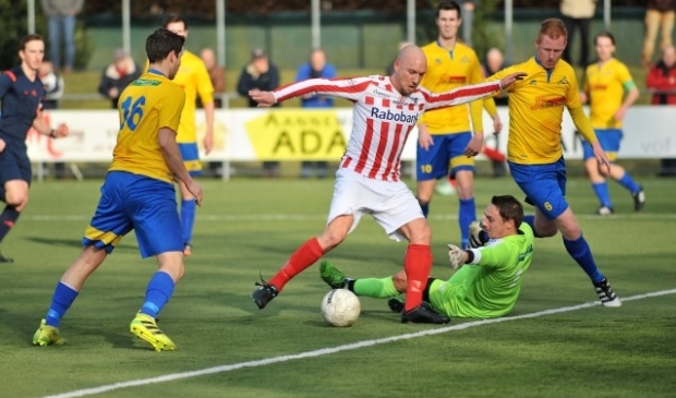 De transfer van Kevin Sissing, Bennekom naar rivaal Duno, is het opmerkelijk. Sissing is bijna de meest scorende in de Bennekom historie. Foto: gertbudding.nl