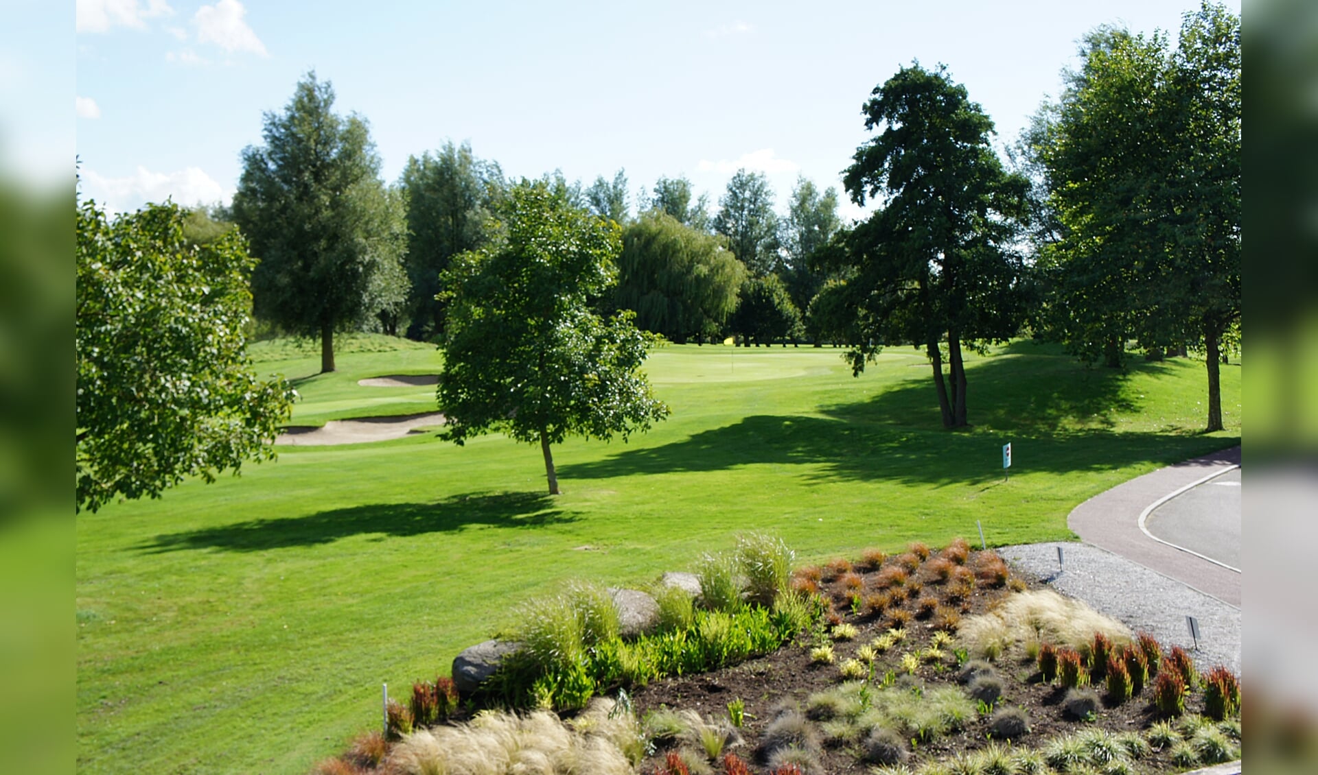 De golfbaan van Haarlemmermeer ligt er uitnodigend bij.