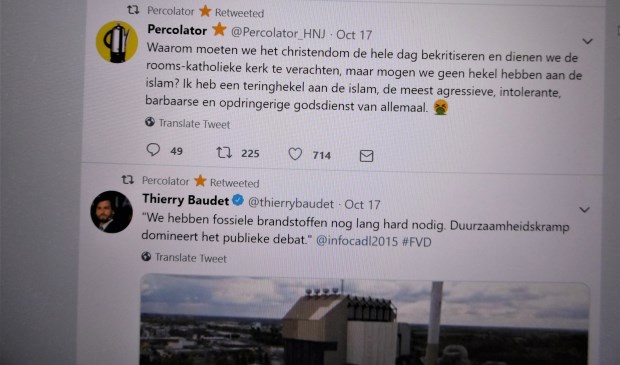 De goedgekeurde tweet van de BPA.