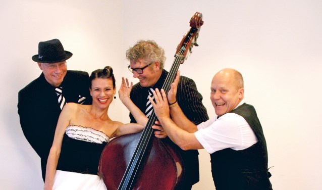 How About Rita is een van de jazz bands tijdens het Maarns Jazz Café op 17 november