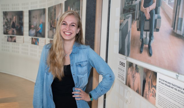 Nieuwe cultuurcoach voor Gemeente Utrechtse Heuvelrug Maja van Eijndthoven bij de expositie GetOud.