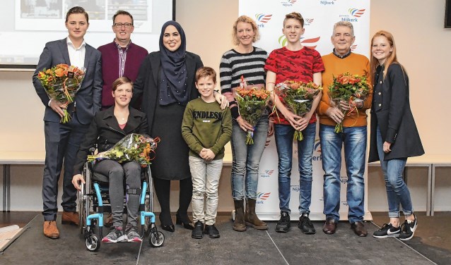 De kampioenen van januari dit jaar.