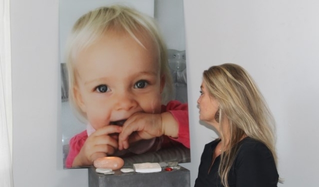 Meggy bij de foto van Sammie