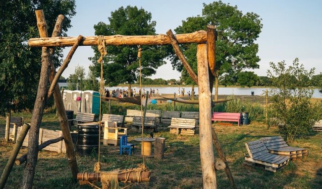 Het Natuur Speeleiland in Haarlem.