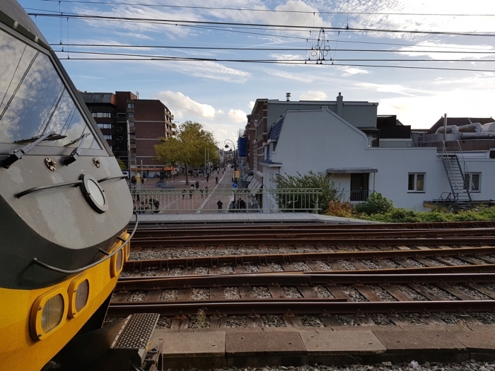 Aansluiting fiets en trein