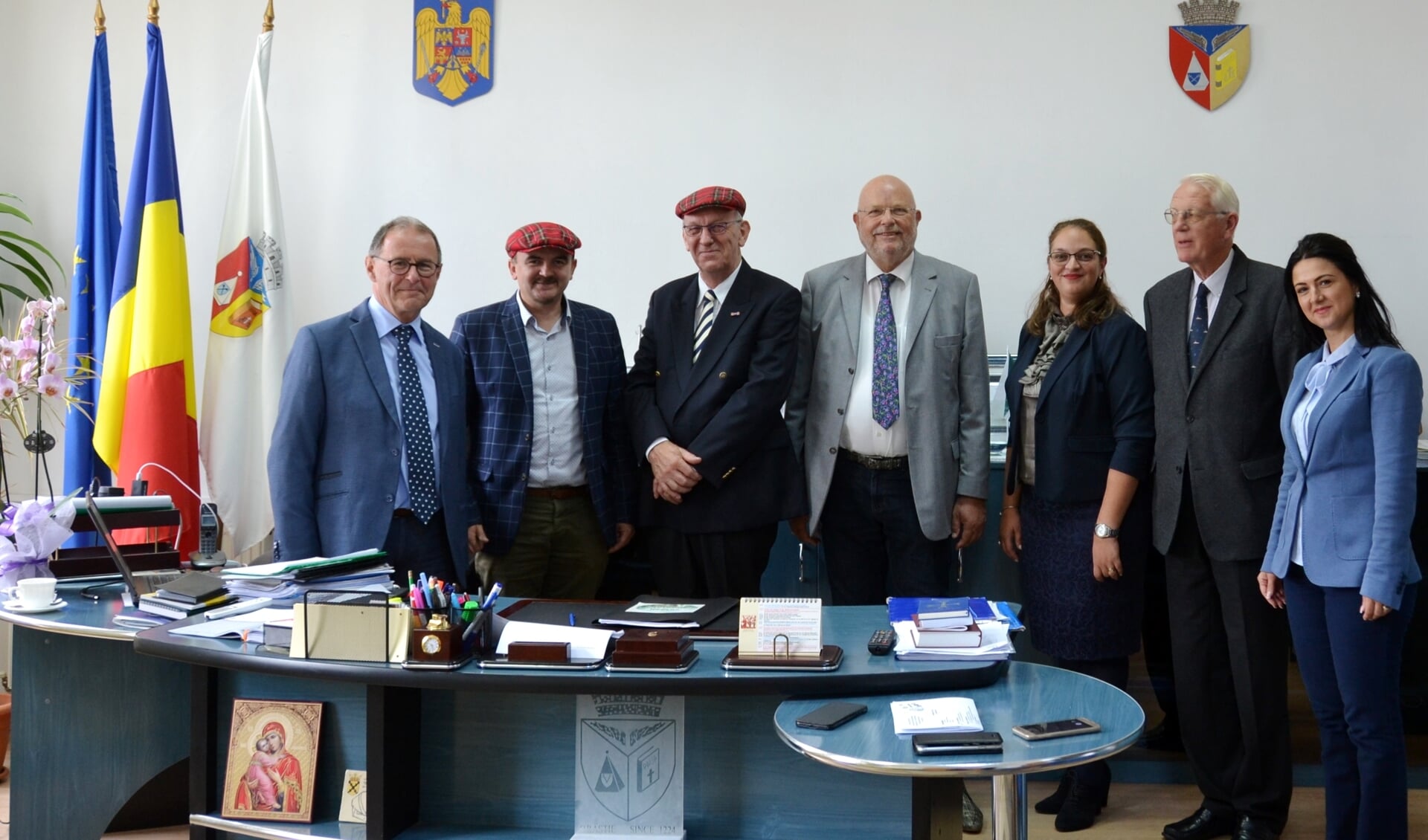 Delegatie Stedenband op bezoek bij Balan