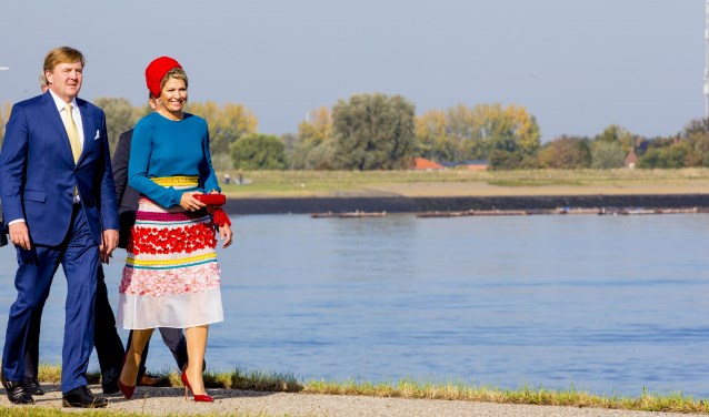 Het Koningspaar tijdens een streekbezoek aan Zeeland in oktober.