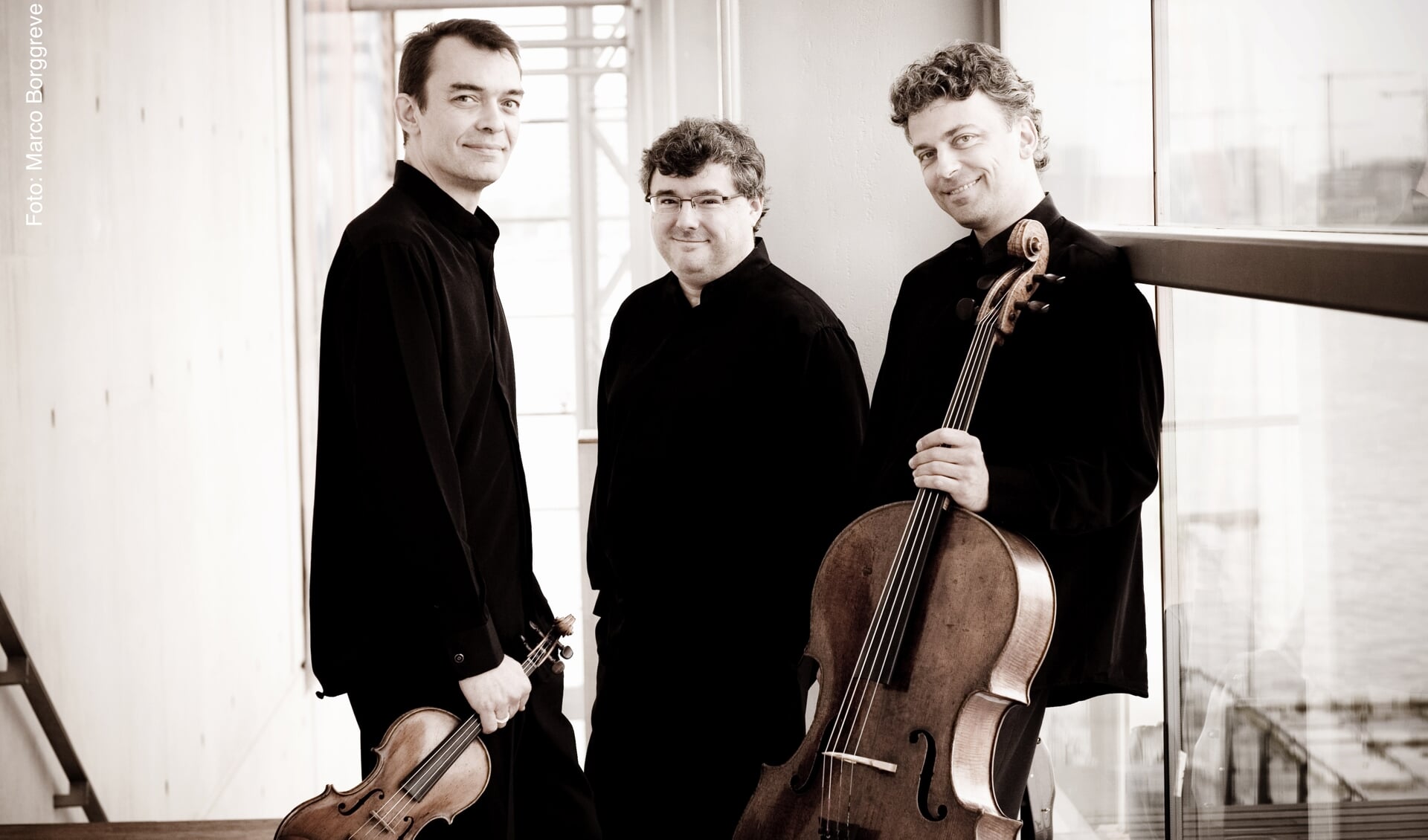 Het wereldberoemde Trio Wanderer speelt op zaterdag 3 november pianotrio's van Schumann en Fauré in de Edesche Concertzaal. 