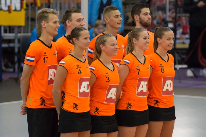 Team NL met Barbara Brouwer 2e van links