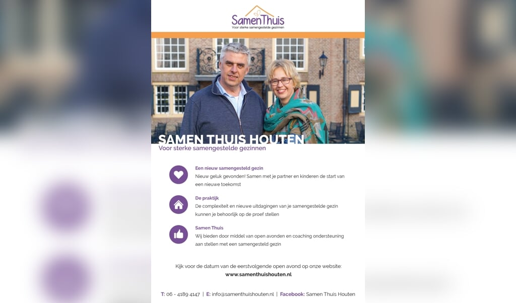 René en Annemarie. Organisatoren van Samen Thuis Houten