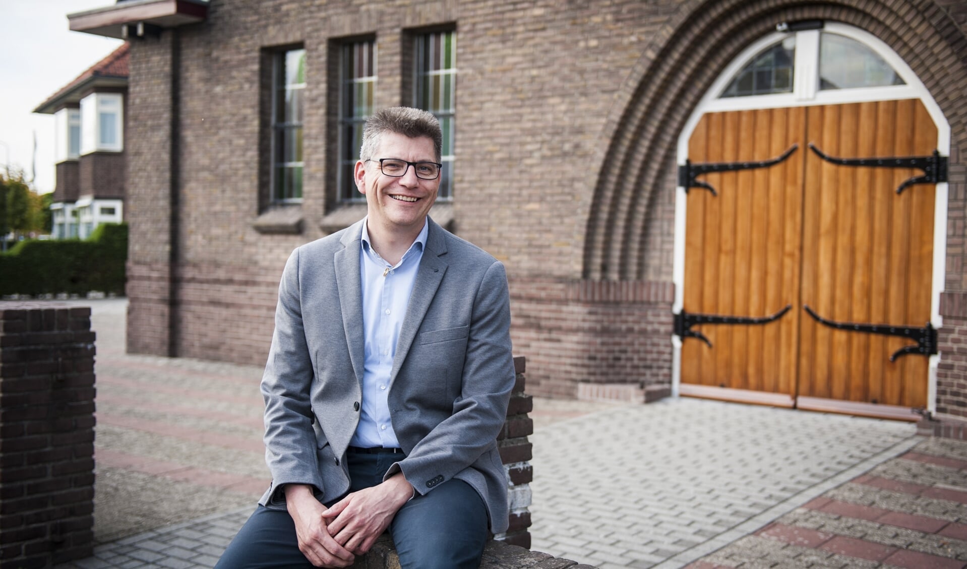 Dominee Alexander Veerman is onlangs begonnen in de Gereformeerde Kerk.