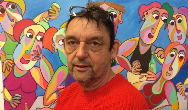 Twan de Vos maakt kleurrijke, uitdrukkingsvolle figuratieve kunst.
