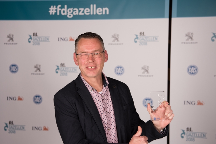 Namens het gehele team van SucceedIT mocht onze Marketing Manager Peter Jan, de Award in ontvangst nemen.