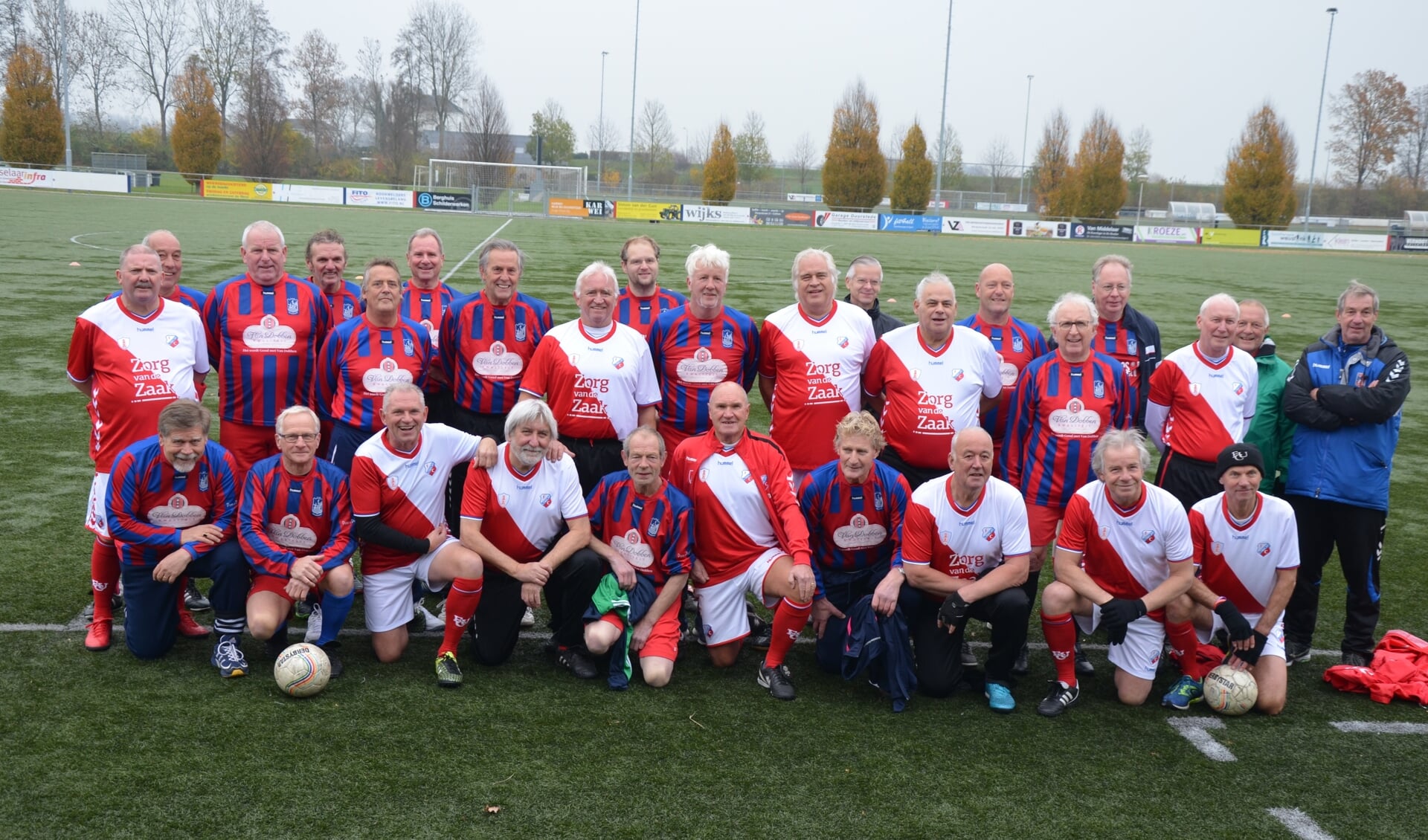 De Walking football teams van CDW/SVF en FC Utrecht