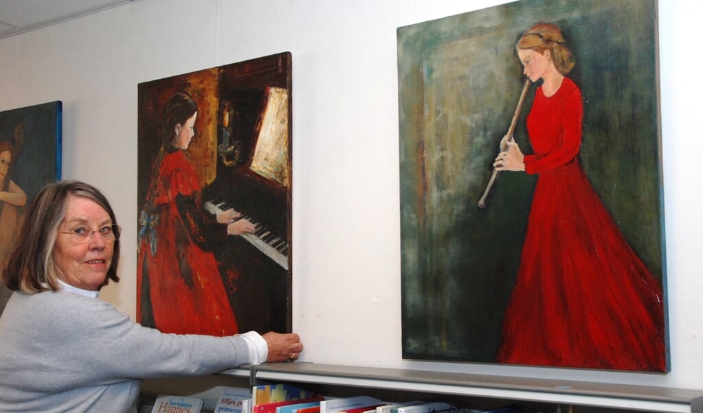 Ineke van den Berg brengt muziek en schilderkunst samen.