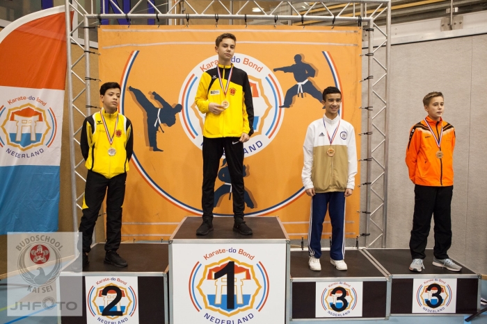 1e plaats Sebastiaan van teeffelen en 2e plaats Zakaria Bounja