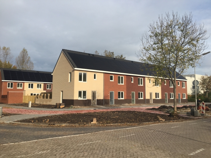 De opgeleverde woningen