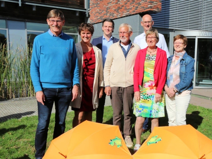 AWP Vallei en Veluwe leden bij het Partijcongres in Apeldoorn. Met van links naar rechts Ron van Megen (#1 op de kandidatenlijst), Jacqueline Pol (#2), Tim van Dijk (#5), Ton Bresser (#3), Arja Span (#4), Herman Voorn (#17) en Alice Jonker(#10).