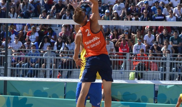 Yorick in actie op de Olympische Spelen.