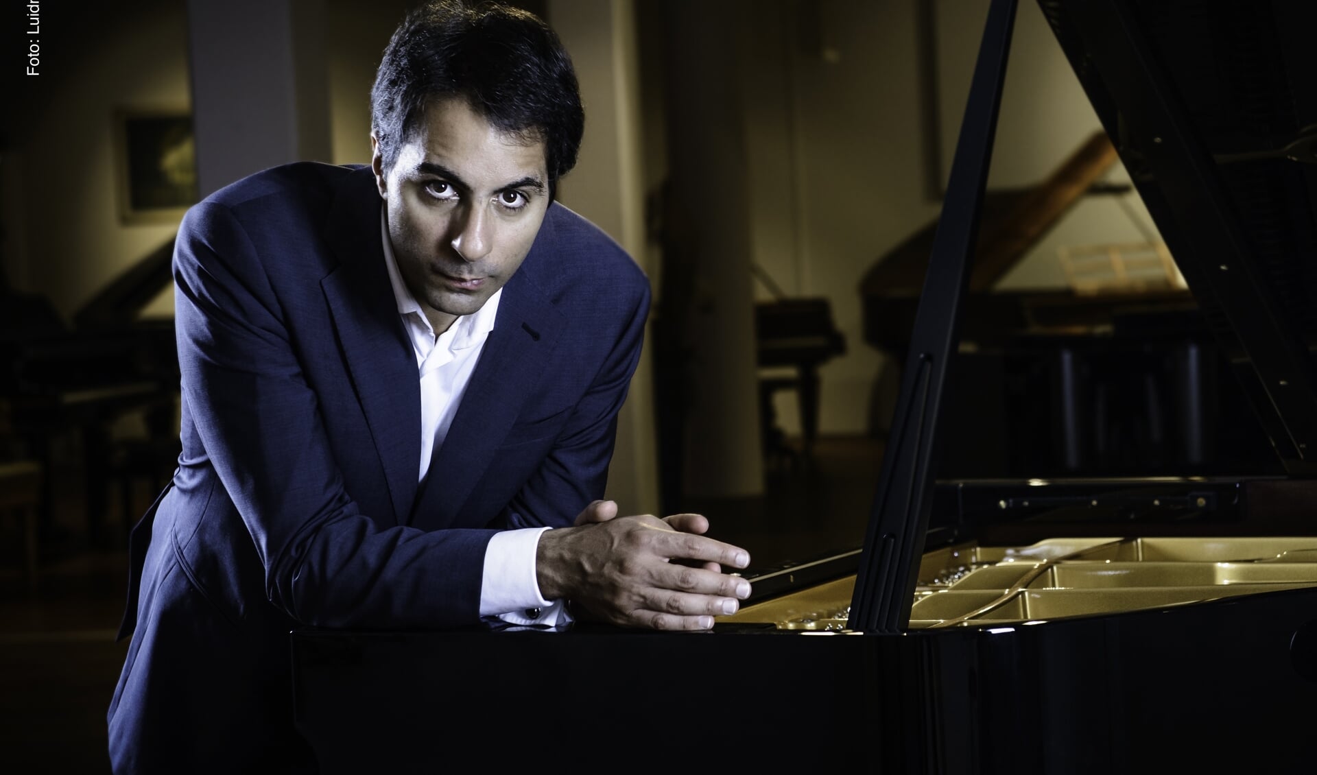 Pianist Saleem Ashkar speelt op zaterdag 1 december pianoklassiekers van Beethoven en Debussy.