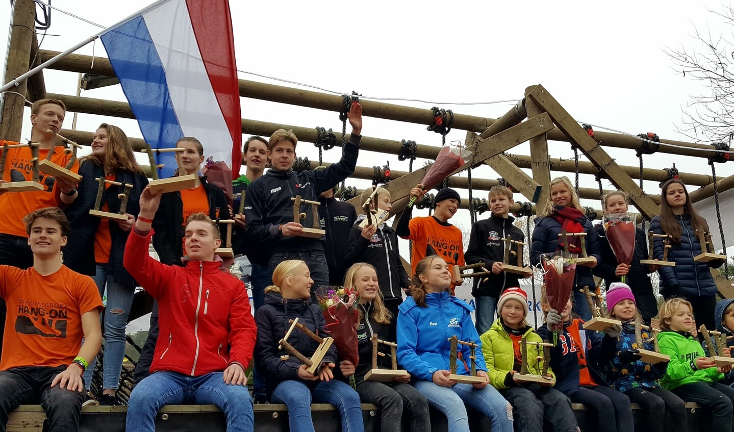 Jeugdkampioenen op 1e wedstrijddag Hang On Run