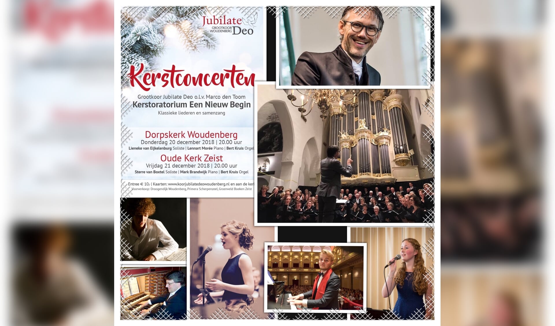 Medewerkenden Kerstconcerten Grootkoor Jubilate Deo