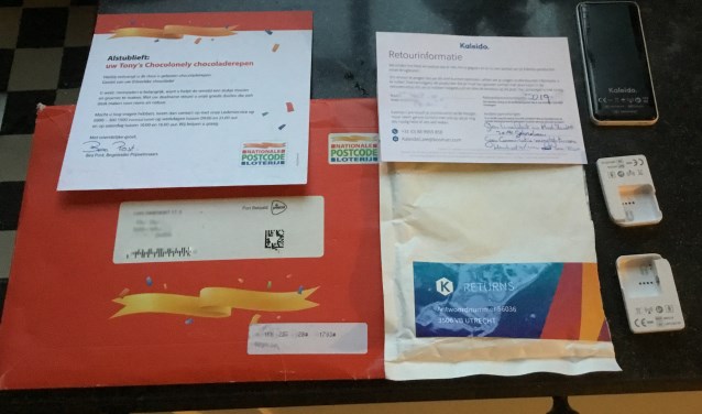 Een Doorns echtpaar had als winnaar in de Postcodeloterij chocoladerepen moeten ontvangen, maar dat liep even anders.
