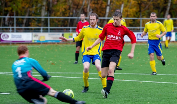<p>Joëll Hendriks in zijn eerder SV Harskamp periode.</p>