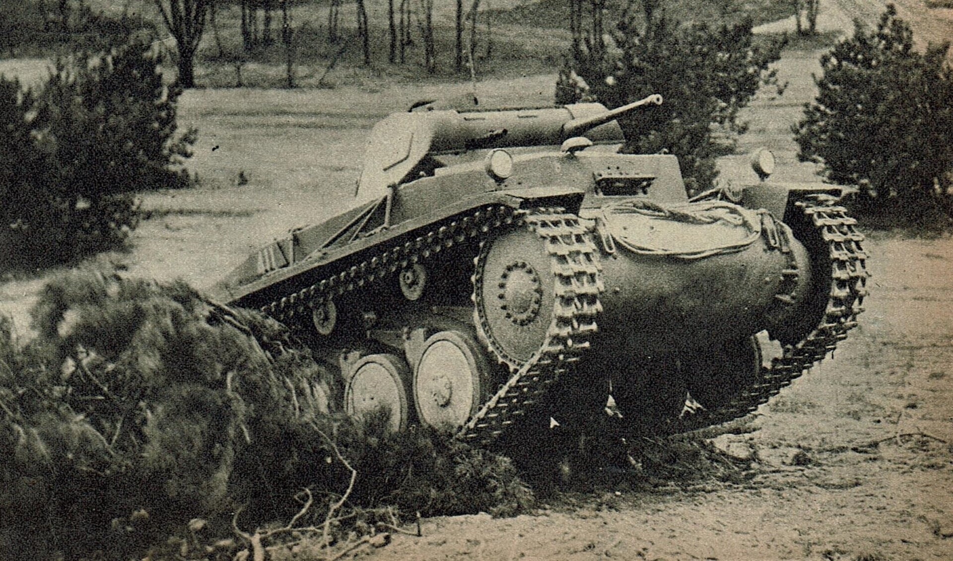Deze tank was al in gebruik voordat de Koude oorlog uitbrak.