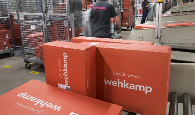 Het distributiecentrum van Wehkamp.