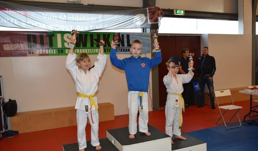 600 judoka's deden mee aan het Frans Odijk toernooi