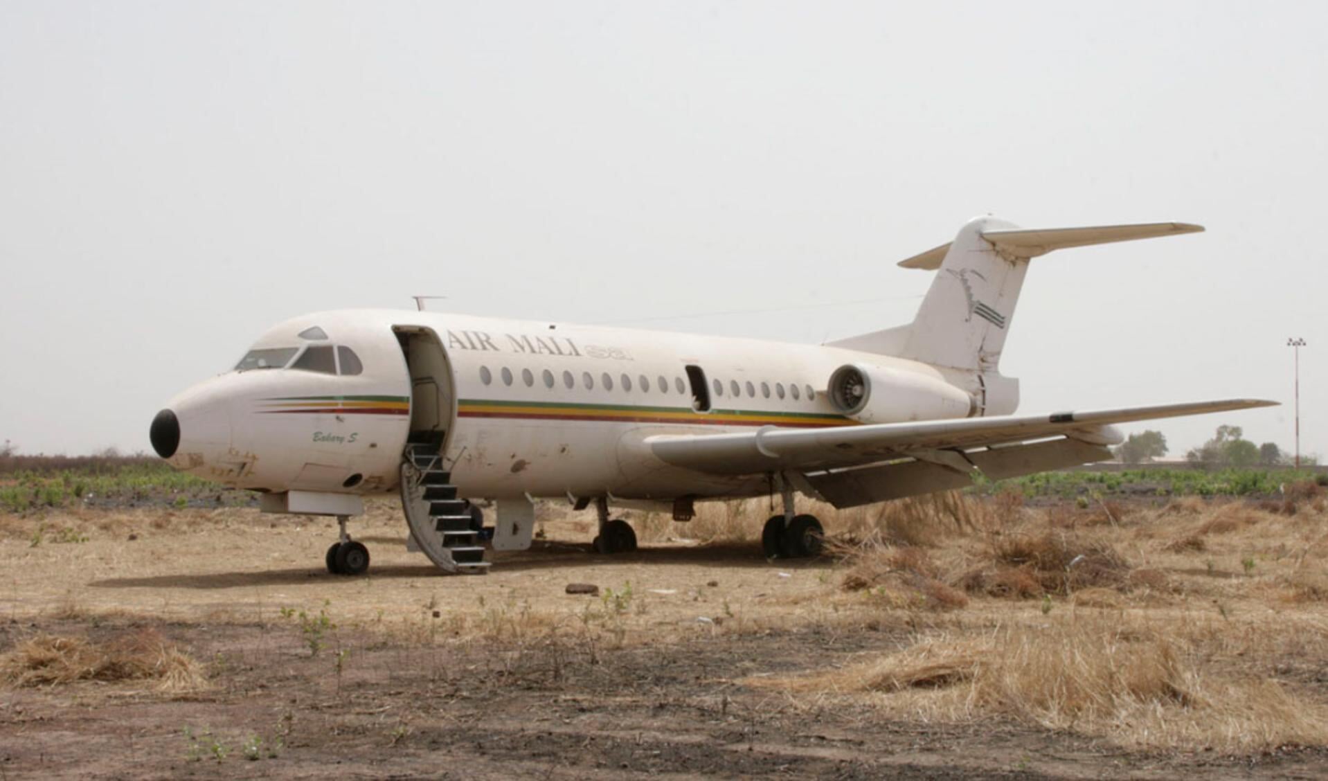 De Fokker F-28 in Mali.
