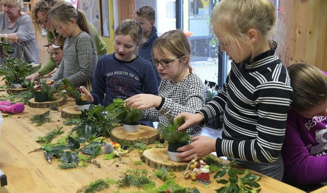 Kerststukjes maken Hooizolder
