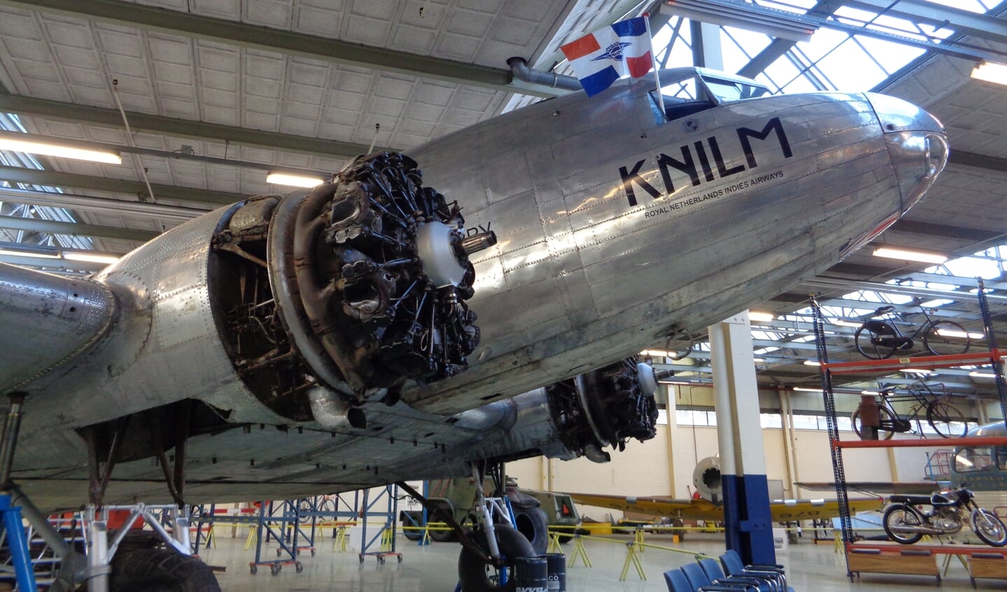 Het paradepaardje van het Nederlands Transport Museum: een Douglas DC-2 uit 1934.