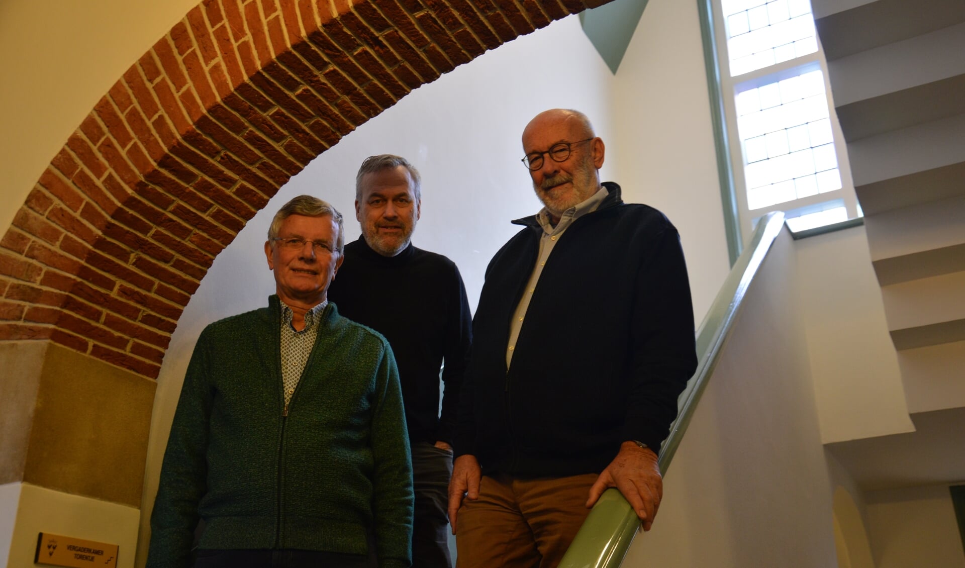 Van links naar rechts, Cees van de Vendel, Jan Vermeer en Wout Blokhuis