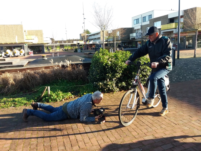 Duivendrechters werken mee aan figuratie Doortrappen.