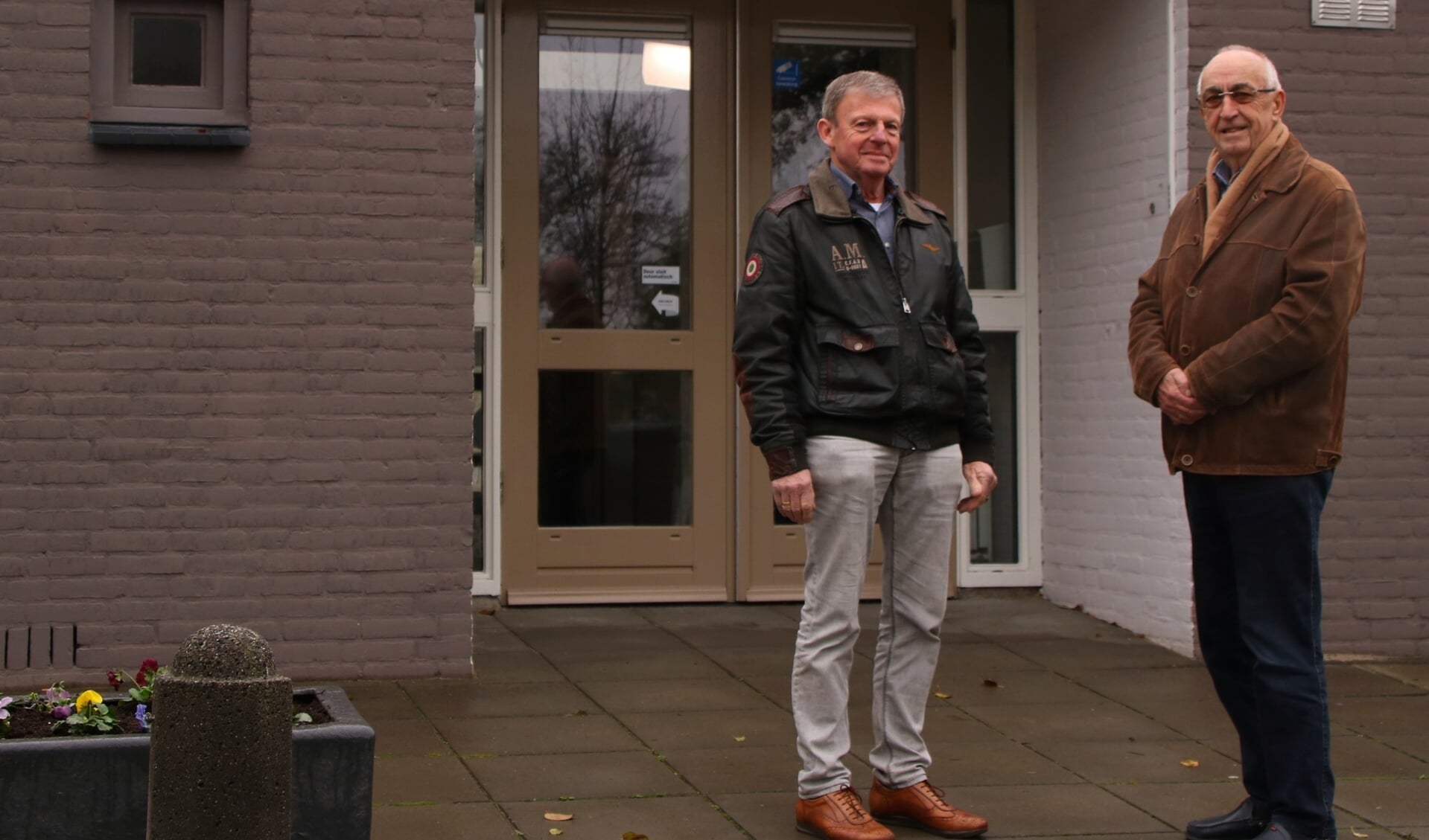 Casper van den Berg (links) en Piet de Bruin van het Wmo-platform in de gemeente Giessenlanden zien hun eerste wens voor het nieuwe jaar al op 2 januari in vervulling gaan. Dan opent de dagbesteding in Bredero’s Hof haar deuren.