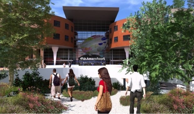 Een ontwerp voor een groen Stationsplein.