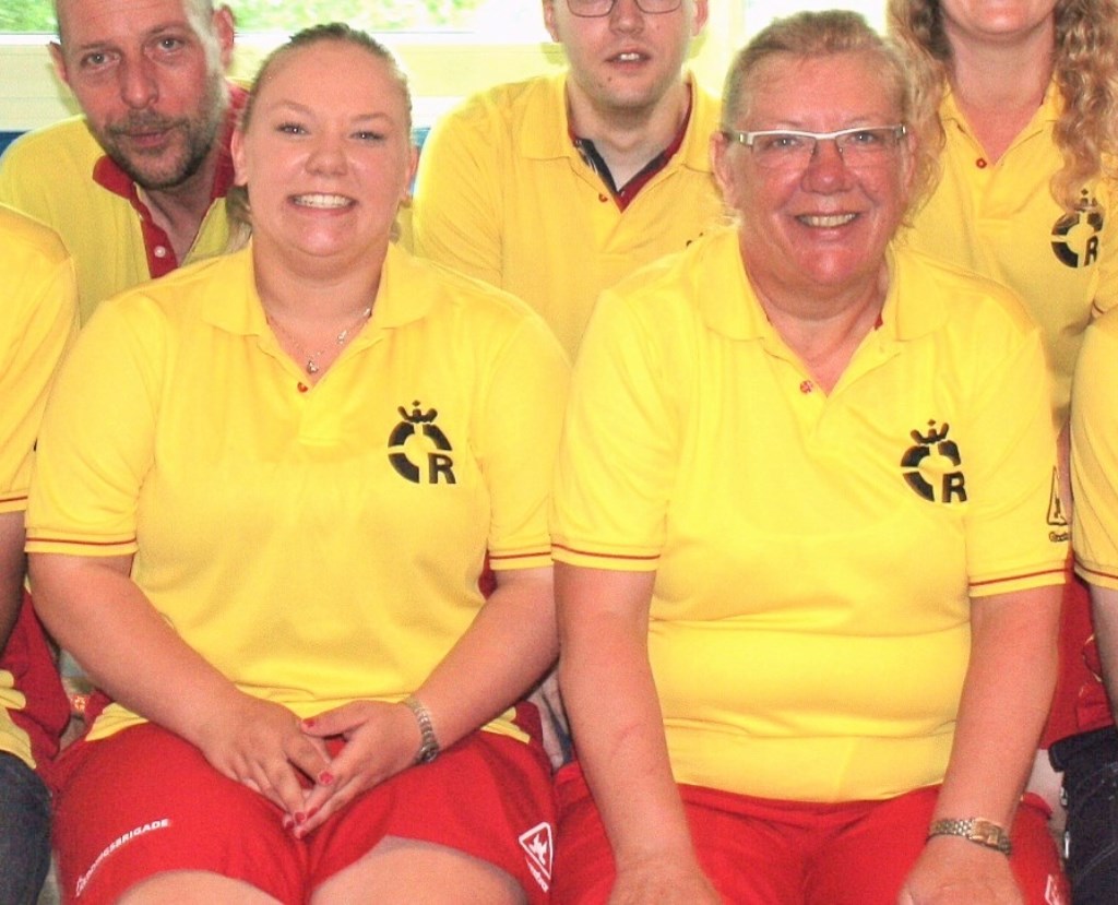 Saskia en Alie van Scheijen van de Reddingsbrigade Ede