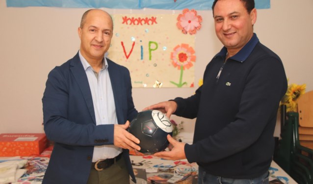 Mohamed Haroud en Rachid El Aater van stichting De Brug.