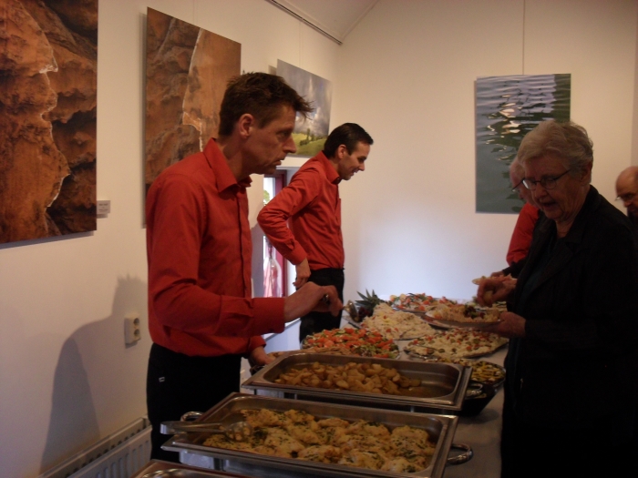 het feestelijke buffet