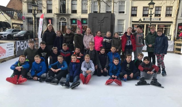 Met de klas naar de schaatsbaan