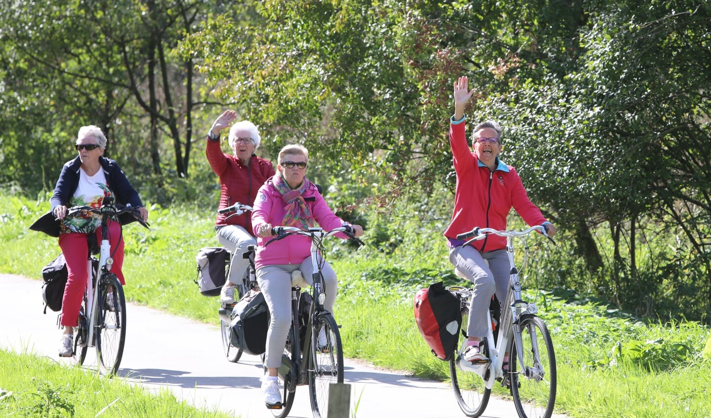 Er deden vijfhonderd deelnemers mee aan de 1e Nijkerkse Fiets4daagse in september jongstleden.