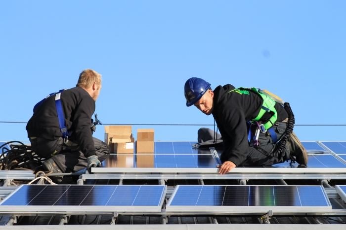 Montage zonnepanelen