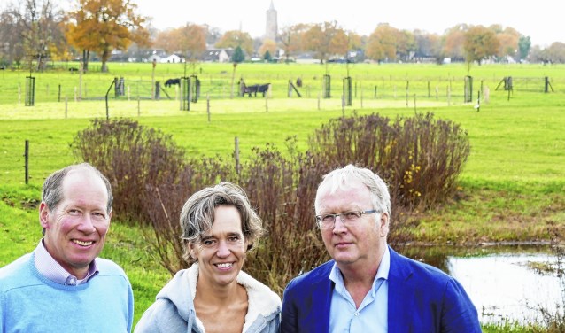 Het bestuur van Vrij Polderland gaat voor de Eempolder liggen: geen bebouwing. Foto: Martin Huizenga