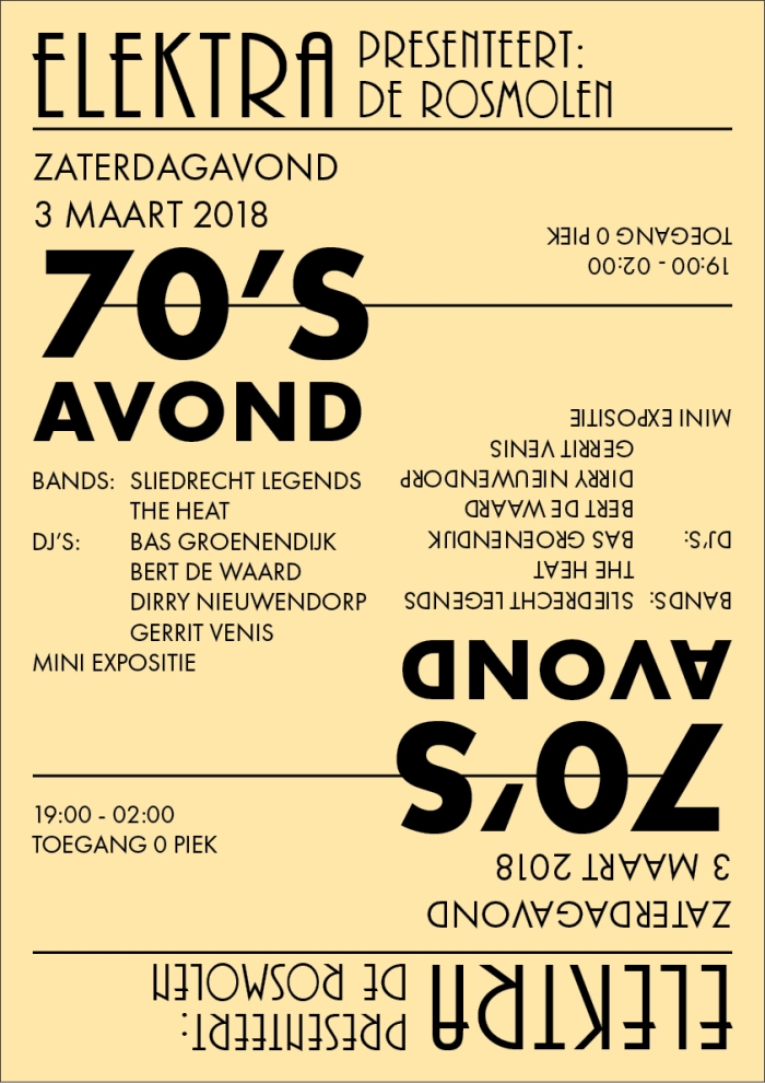70's avond Elektra