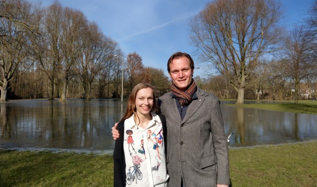 Ilika Polderman (GroenLinks) en Paul Meinhardt (D66)